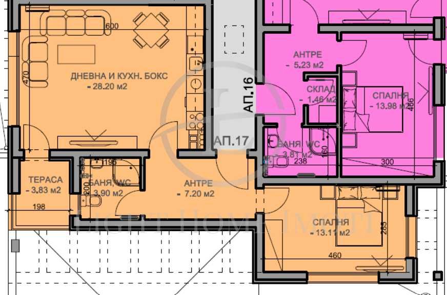 Продава се Двустаен апартамент в Пловдив, Кючук Париж - 88 кв.м за 1250 €/кв.м - Снимка #5