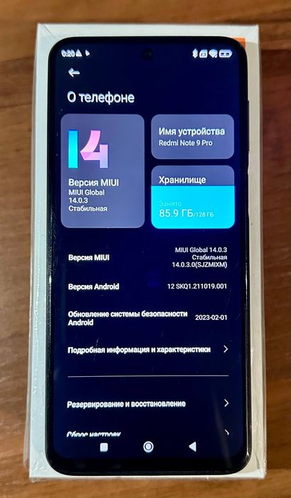 Продам Xiaomi redmi note 9 pro 128gb