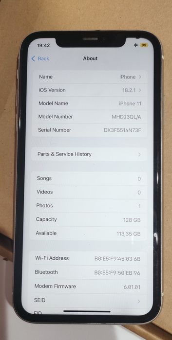 iPhone 11, 128 GB, utilizat, condiții bune