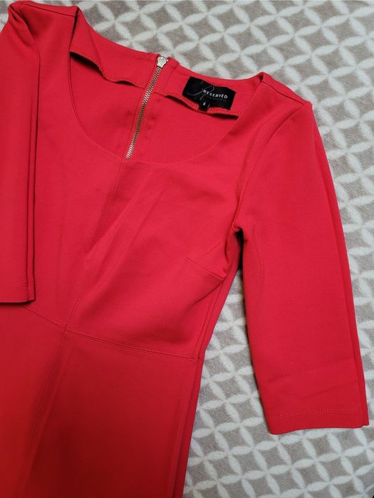 Rochie Noua Roșie fermoar la spate, Reserved, Marimea S