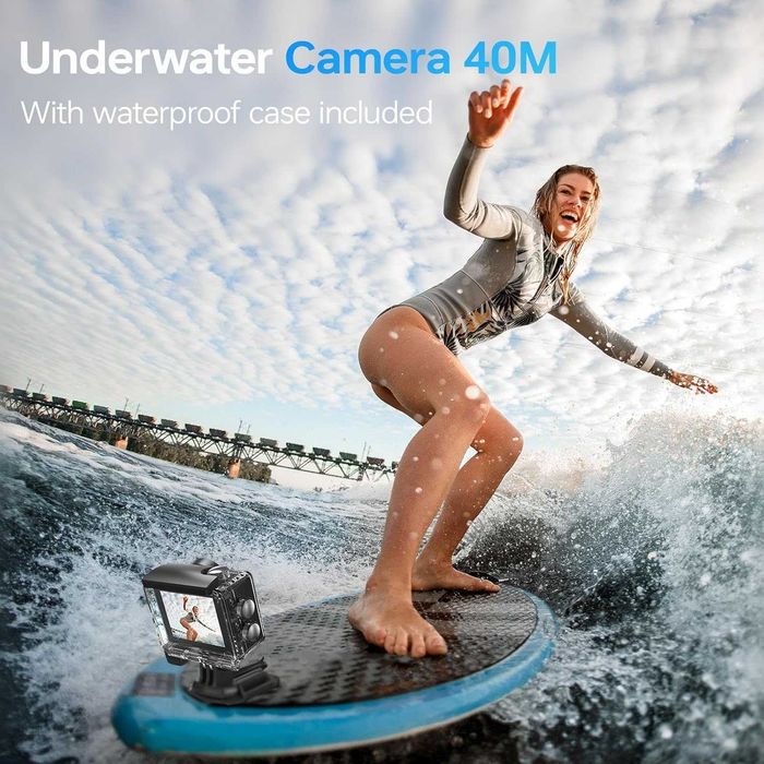Speed ​​20 Action Cam 4K60FPS 40MP WiFi Подводна камера 40M