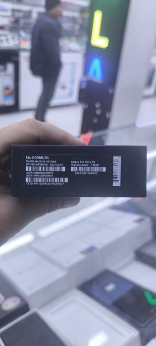 samsung S21 ultra 12/128 qora afitsalni