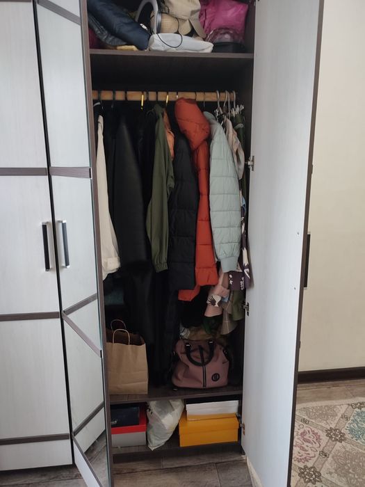 Шкаф плательный и полки