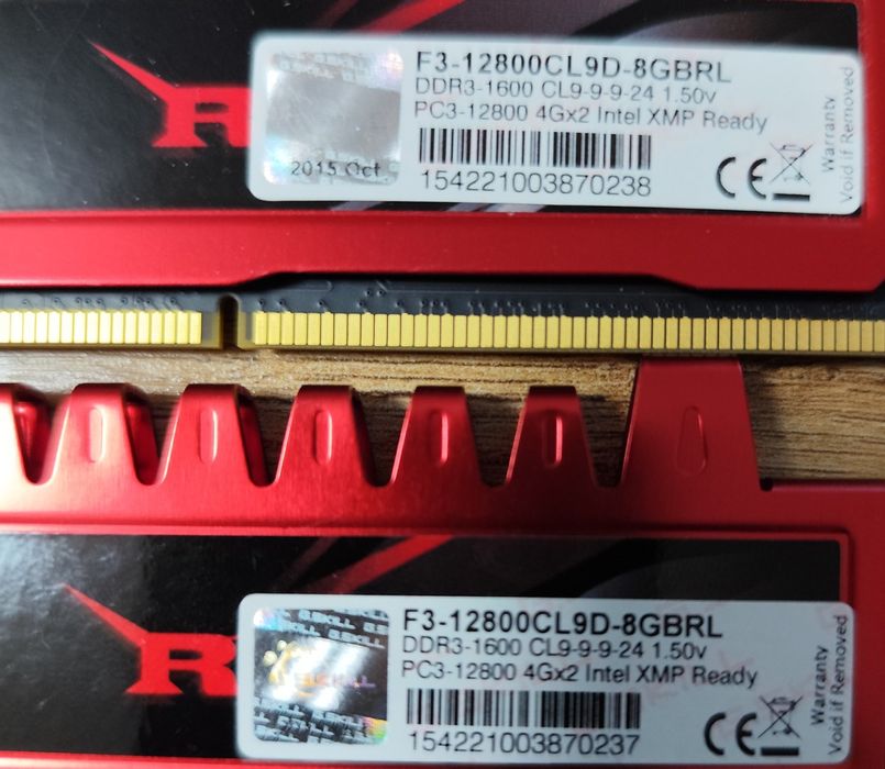 Memorie Ram G.Skill 8 GB DDR3