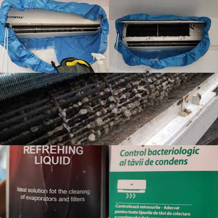 Igienizare Curatare  Aer Conditionat Split si AC auto +Ozonare