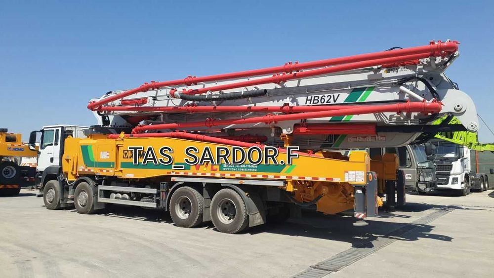 Автобетононасос XCMG HB62V (насос, помпа) 62 метр