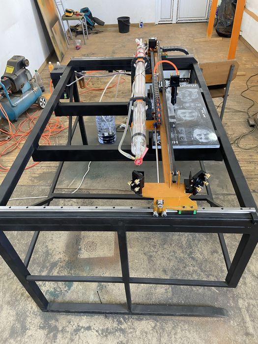 Лазерный станок CO2 по камню!