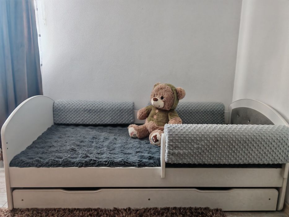 Pat copii 160x80 saltea inclusa