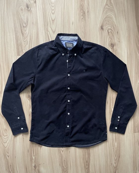 SCOTCH & SODA / мъжка кадифена риза slim/L