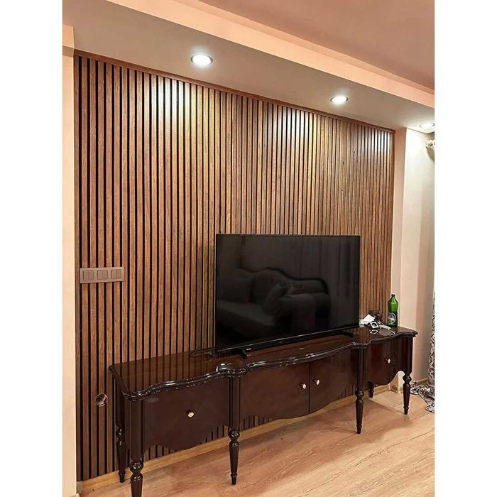 Декоративен стенен панел - MDF – Дъб барок – 60 x 280 см