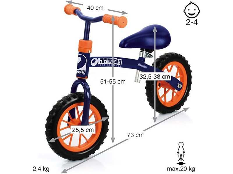 НОВО! Велосипед баланс колело Hauck E-Z Rider колело за баланс