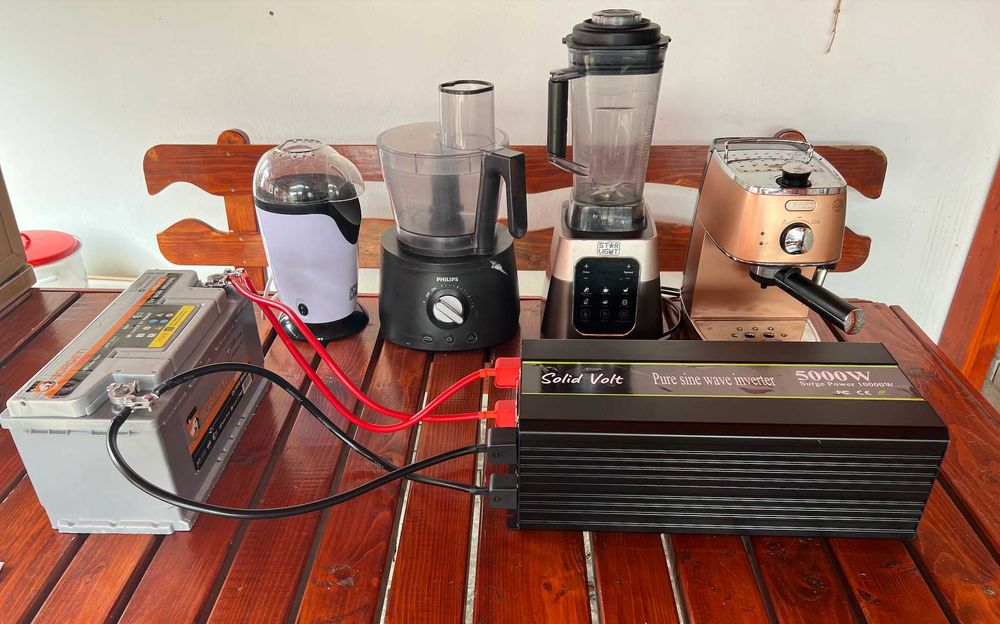 Invertor Sinus Pur cu puterea de varf 10.000W, pe 12V sau 24V