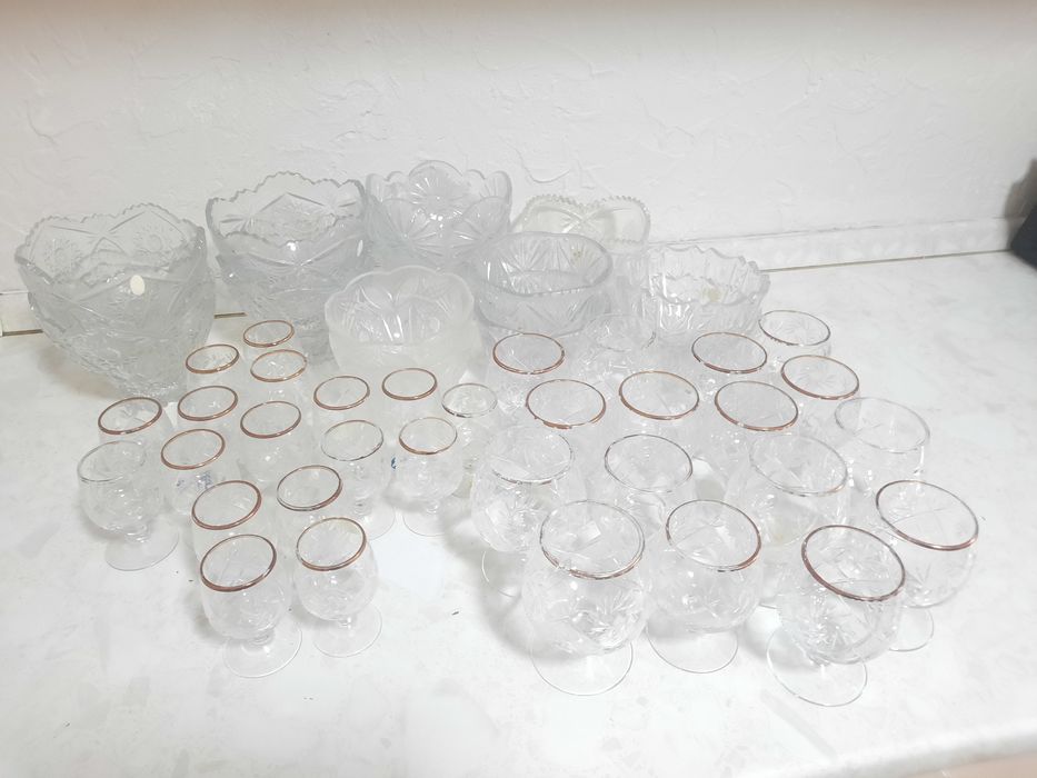 Хрустальные посуды. Хрусталь 100%