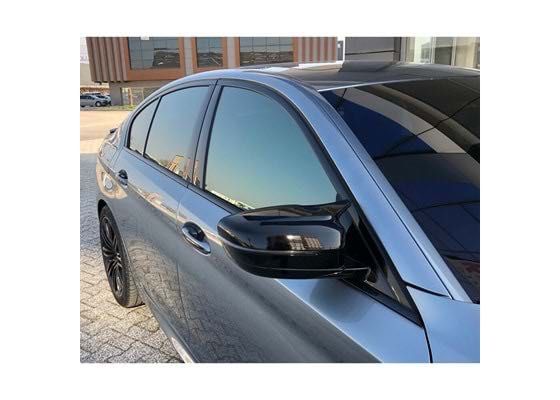 Capace oglinzi Batman Style compatibile cu BMW seria 5 G30 G31 G11 G12 G14 G15 G16 2017+ Negru lucios