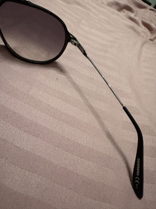 Ochelari de soare Carrera stil Aviator negri + toc original