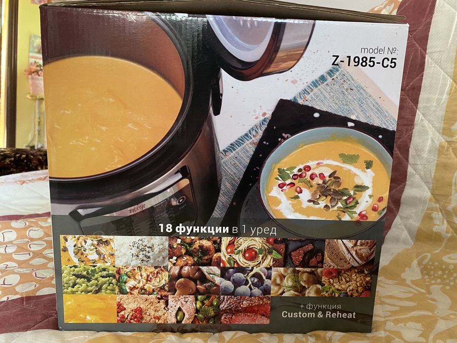 Мултикукър zephyr zp 1985 c5, 700w, 5 литра