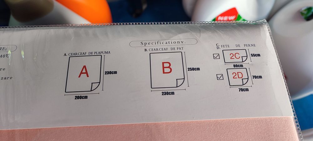 Lenjeri bumbac pat matrimonial