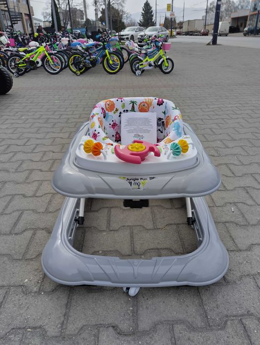 MONI Проходилка Jungle FUN сив