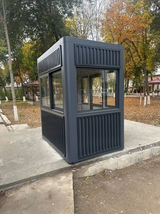 Будка из металла конструкции