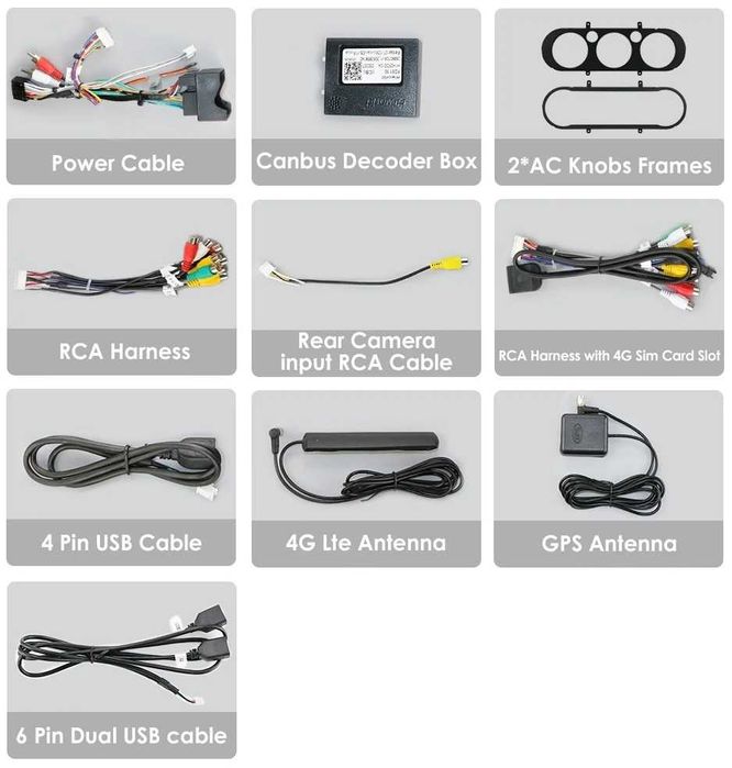 Мултимедия 10″ Android 14 за FORD MONDEO III MK4 CARPLAY навигация RDS DSP GPS