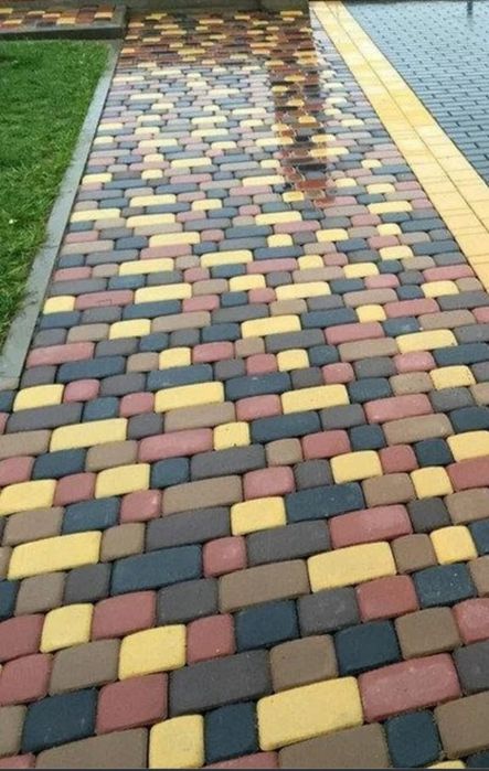 Укладка брусчатки и тротуарной плитки