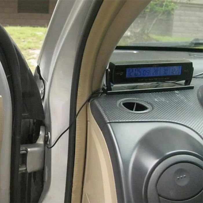 термометър часовник волтметър 3в1 aptel ag97b