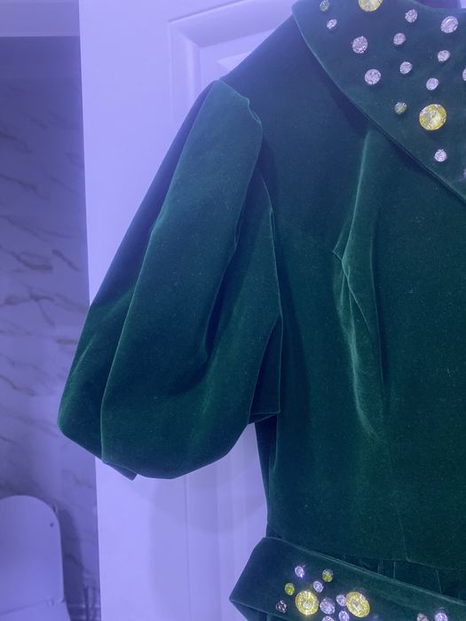 Платье изумруд цвет Турция