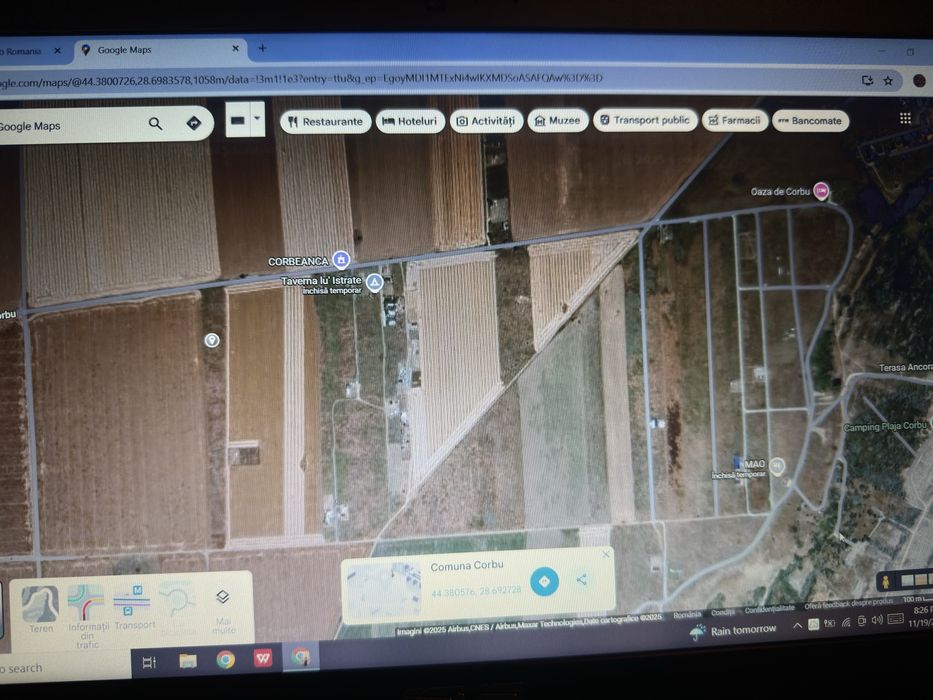 Teren CORBU – 516 mp – LOT 9 – aproape de Plaja Corbu