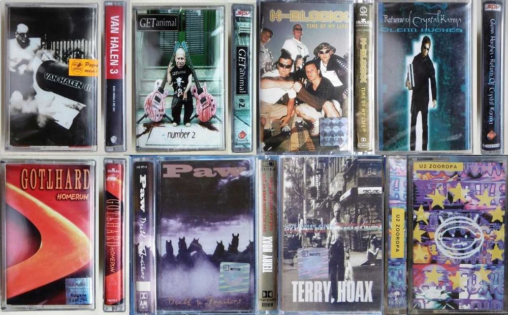 # 5 - Лицензни и оригинални аудио касети - разнообразна музика.