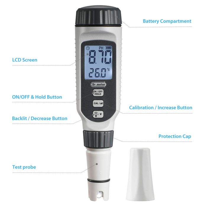 Tester PH Dr.meter nou