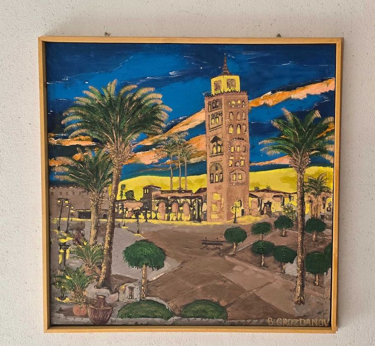 Ръчно рисуван пейзаж – маслени бои – уникална авторски картини