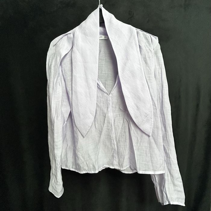 Cămașă liliac Mango Suit