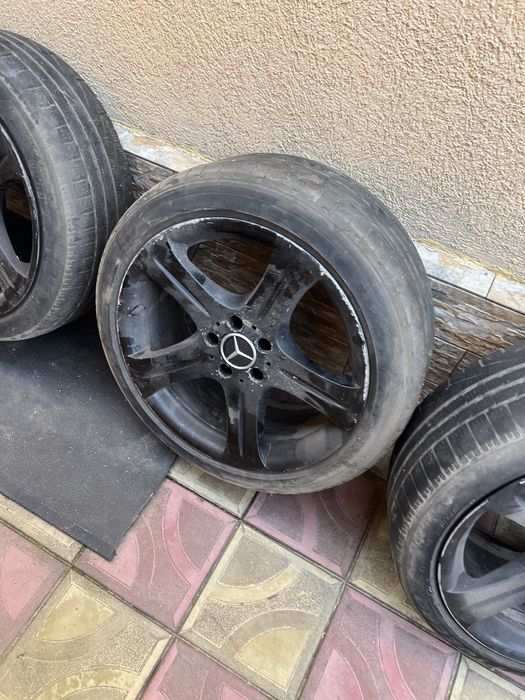 Jante mercedes pe 18+ cauciuc