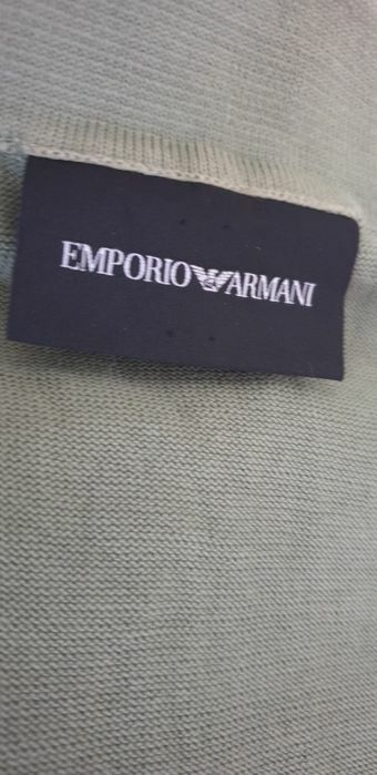 Emporio Armani Cotton Knit Mens Size 50 / L ОРИГИНАЛ! Мъжка Тениска!