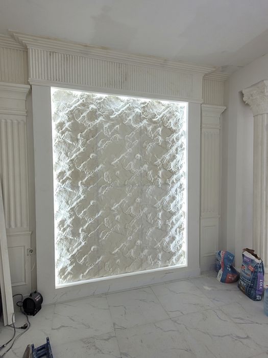 Декоративный кирпич. 3D панели из гипса