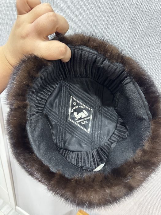 Норка шапка мужская