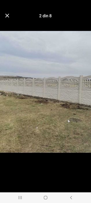 Gard din placi de beton