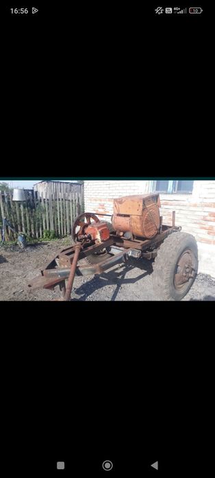 Сварочный генератор на колесном шасси