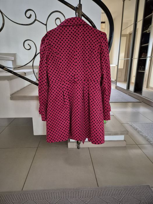 Trench din bumbac satinat