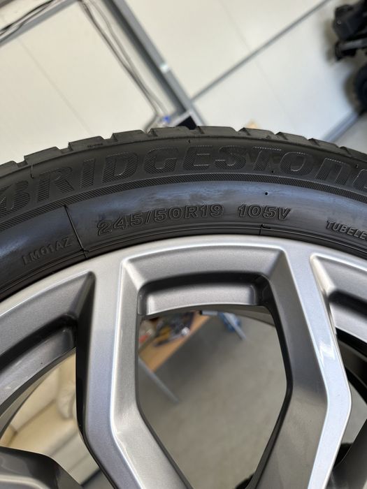 jante bmw x3 x4 g01 g02 5x112 anvelope 245 50 19 bridgestone oe