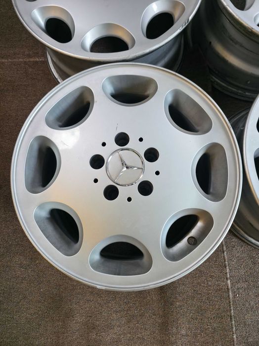 4 Jante Aliaj 5x112 16'' 8J ET 34 - OEM Mercedes E-Class W124 / Mercedes SL 129R - Retro Style - Impecabile