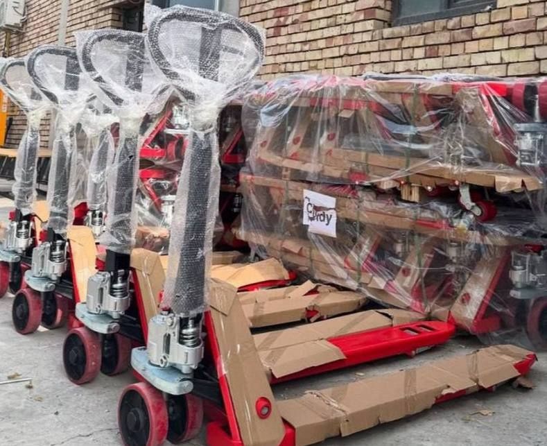 Транспалет рохли ручной широкий roxli transpalet roxlya