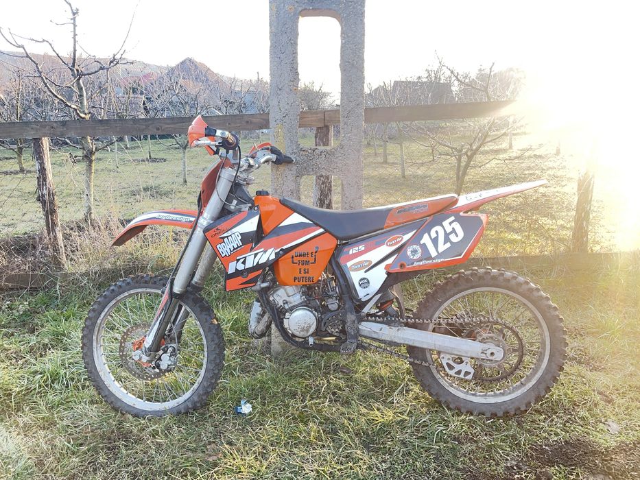 Vând sau schinb ktm sx 125 an 2008