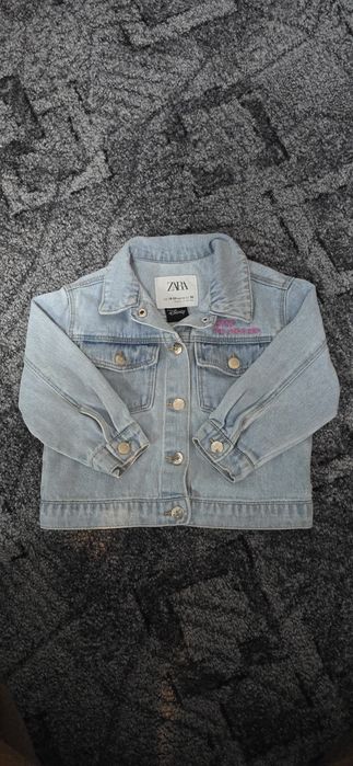 Geacă denim ZARA x Disney Minnie Mouse – 18-24 luni / 92 cm – adorabil