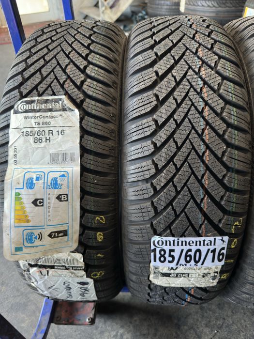 185/60/16 continental noii m+s