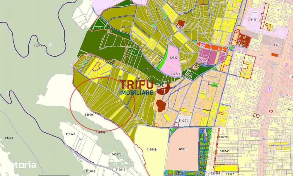 Teren intravilan cu dubla deschidere zona Cetate