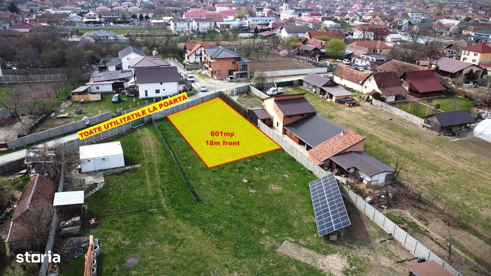 601mp - Teren Mosnita Veche - toate utilitatile - 63.000Euro