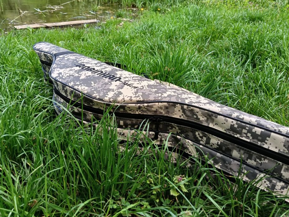 Двоен твърд калъф за съхранение на въдици