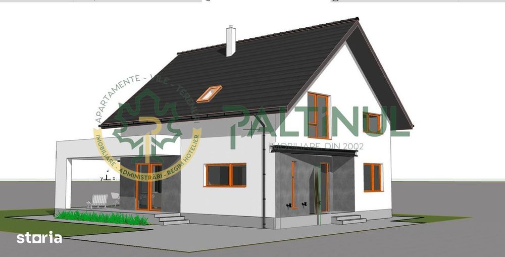 Casă de vânzare în Tălmaciu, spațiu generos, exterior la cheie, interi