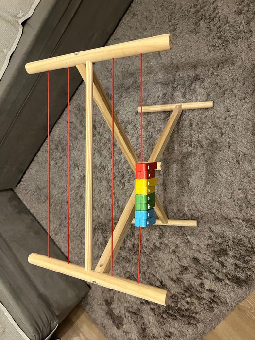 Детски дървен сушилник с щипки